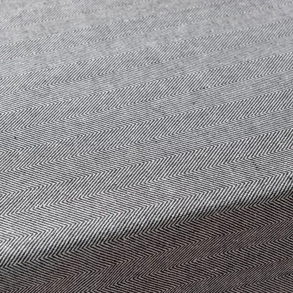Twill Tablecloth - Black, Recycled Cotton