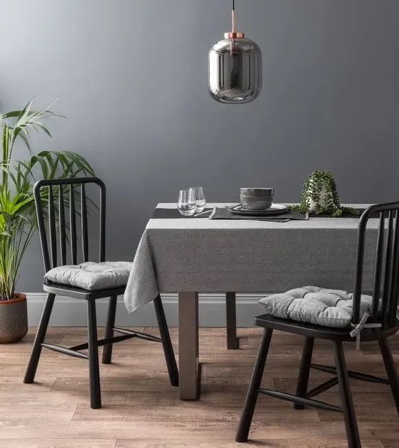 Twill Tablecloth - Black, Recycled Cotton image
