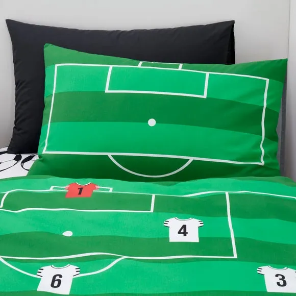 Twin Pack Duvet Cover Set - Green, Polycotton