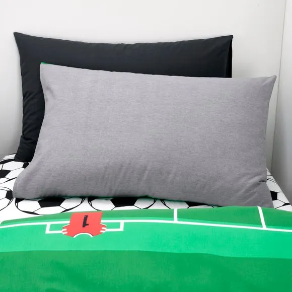 Twin Pack Duvet Cover Set - Green, Polycotton