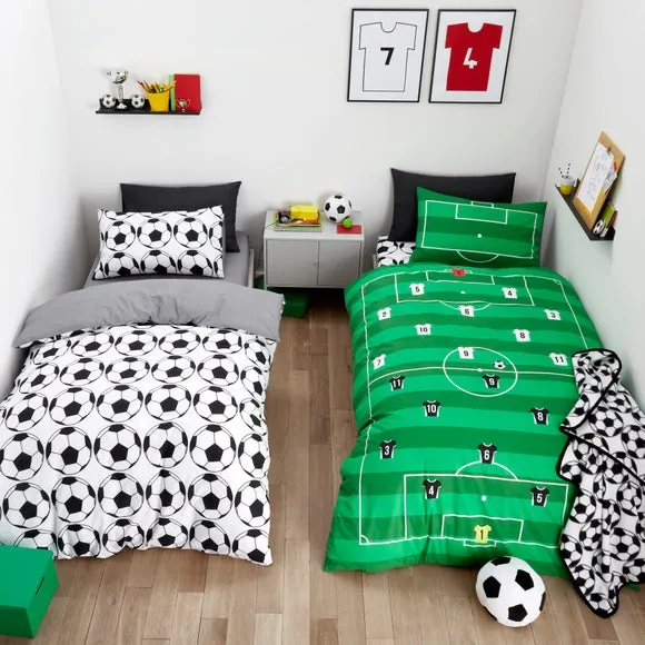 Twin Pack Duvet Cover Set - Green, Polycotton image