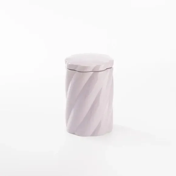 Twisted Kitchen Canister - Purple, Stoneware