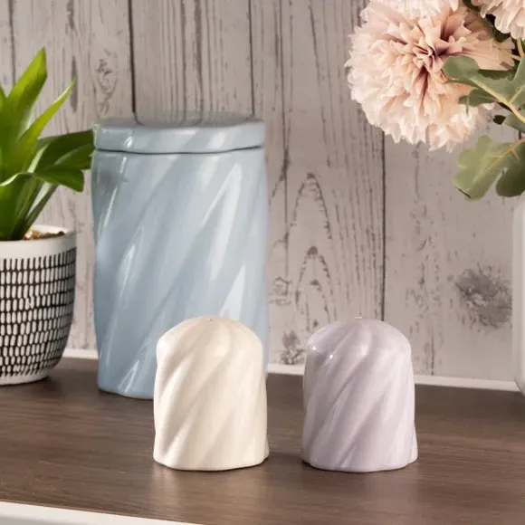 Twisted Salt and Pepper Set - Multicolor, Stoneware image