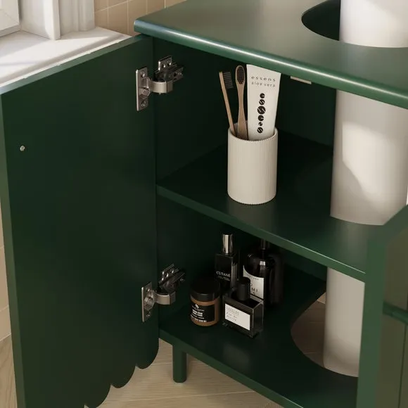 Under Sink Unit with Soft Close - Forest