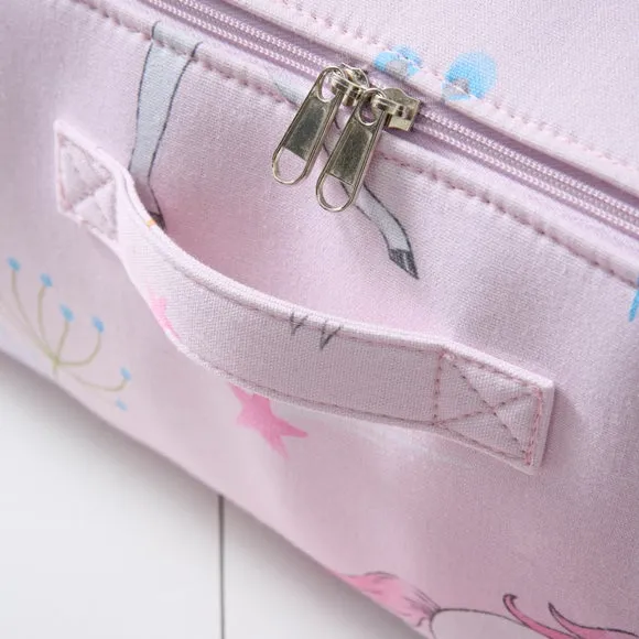 Underbed Storage Bag with Handles - Pink, Cotton