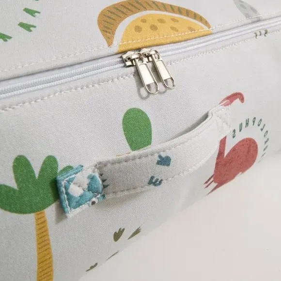 Underbed Storage Bag with Zip - Cream, Cotton