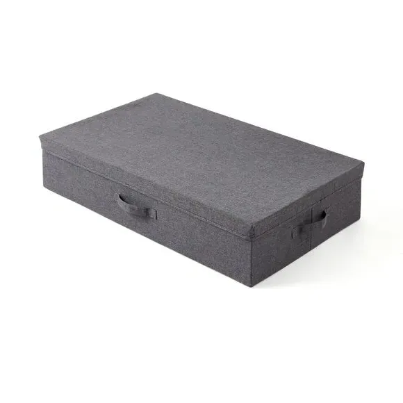 Underbed Storage Box with Handle - Charcoal