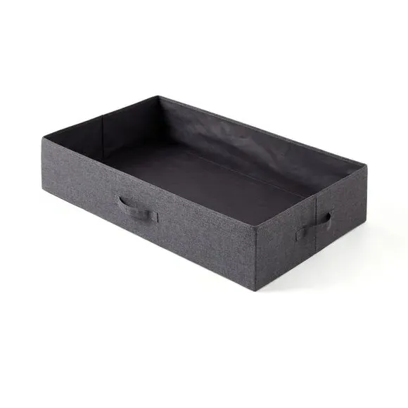 Underbed Storage Box with Handle - Charcoal