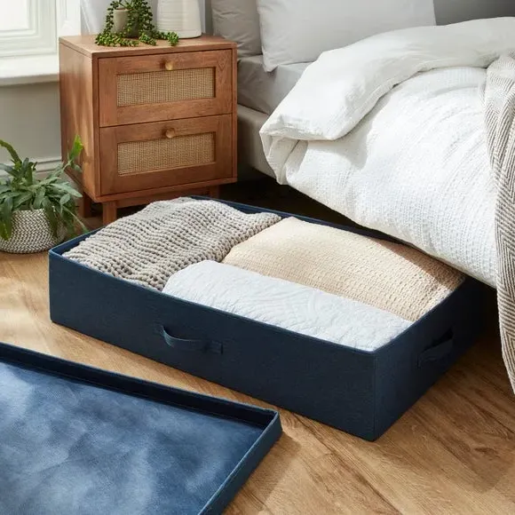 Underbed Storage Box with Handle - Navy