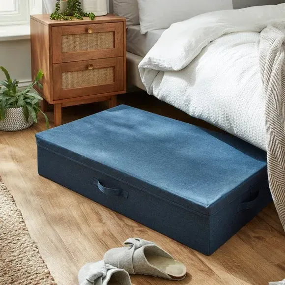 Underbed Storage Box with Handle - Navy