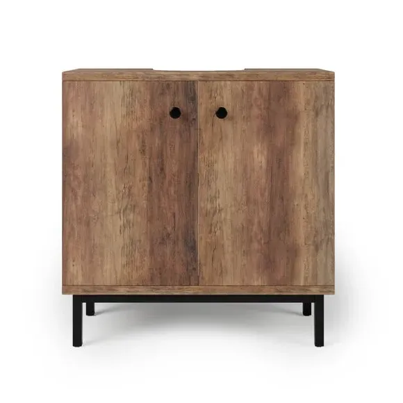 Undersink Unit with Shelf - Pine Effect