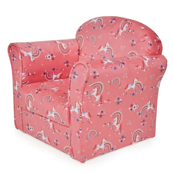 Unicorn Armchair - Pink, Polyester