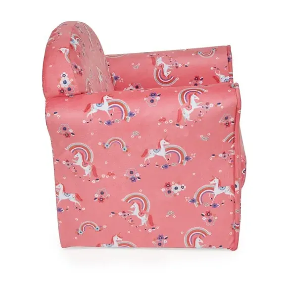 Unicorn Armchair - Pink, Polyester