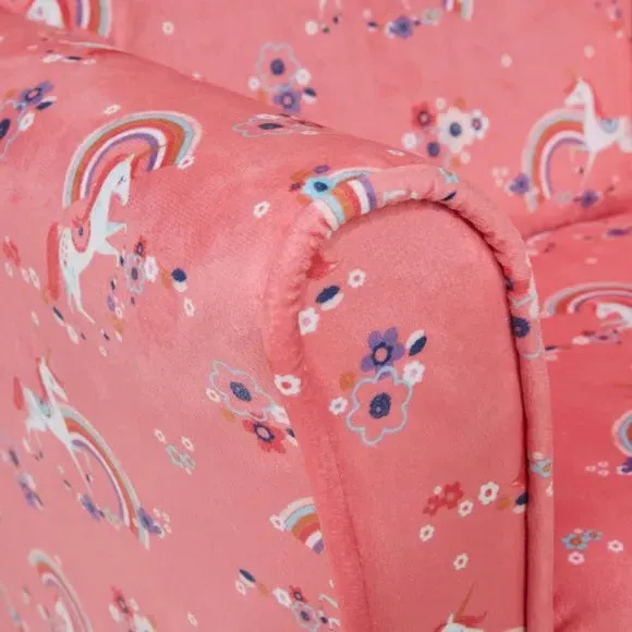 Unicorn Armchair - Pink, Polyester