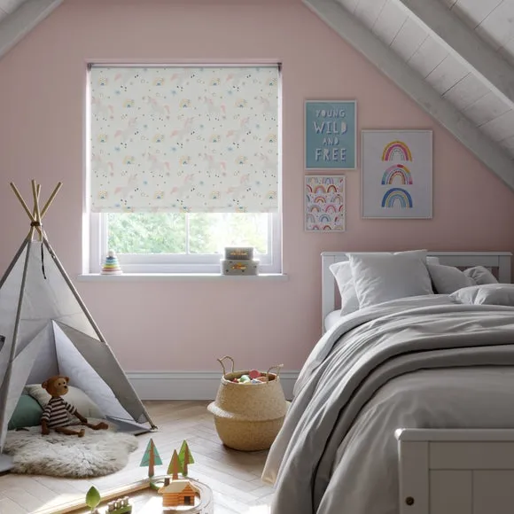 Unicorn Blackout Roller Blind - Multicolor, Polyester image