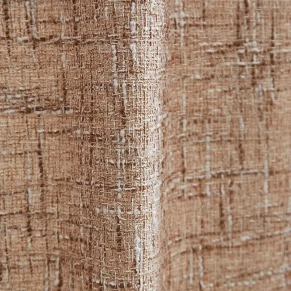 Unlined Curtains with 3-in-1 Header - Natural