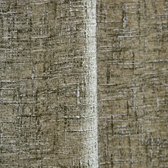 Unlined Curtains with 3-in-1 Header - Olive