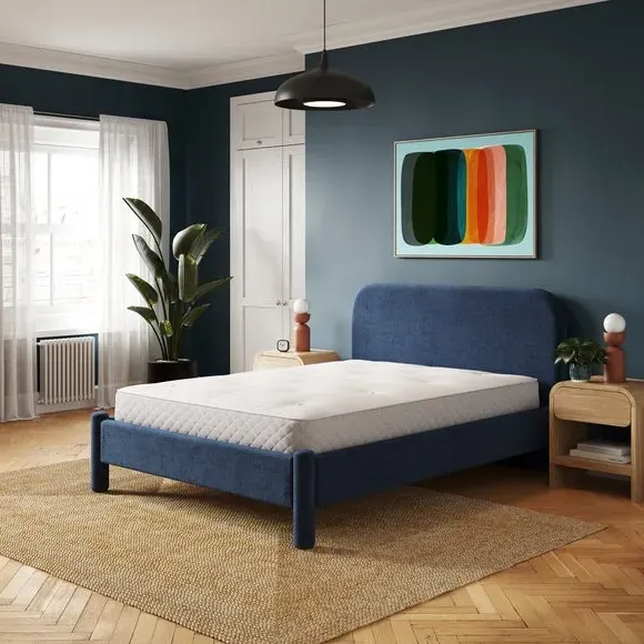 Upholstered Bed Frame - Ink, Chenille