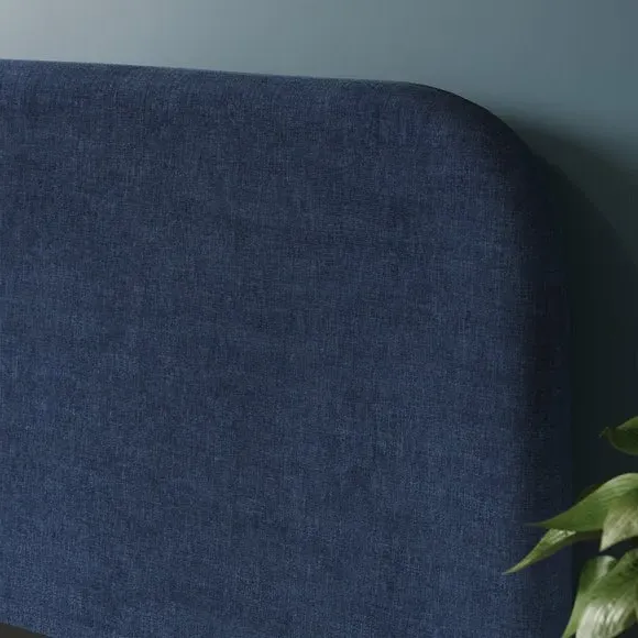 Upholstered Bed Frame - Ink, Chenille