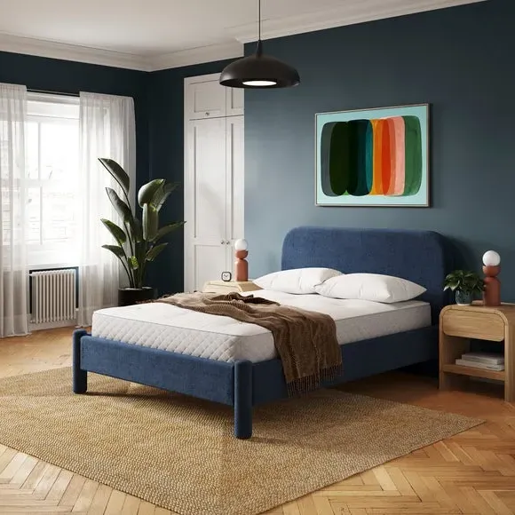 Upholstered Bed Frame - Ink, Chenille image
