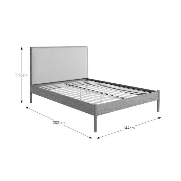 Upholstered Bed Frame - Natural, Wood