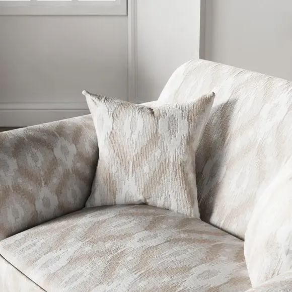 Upholstered Snuggle Chair - Natural, Ikat