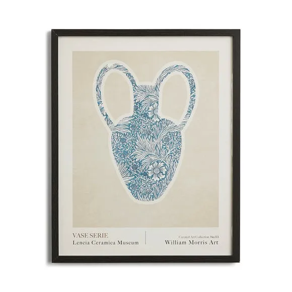 Vase Series No. 03 Framed Print - Black Frame