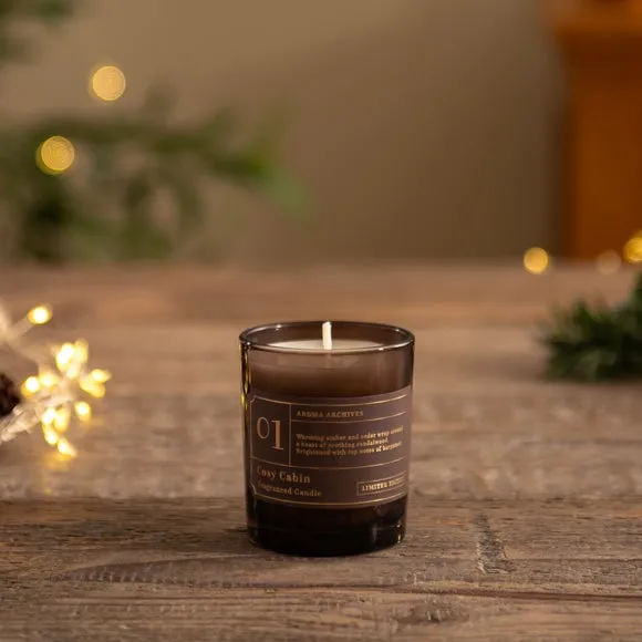 Votive Candle Spiced Citrus - Brown, Glass