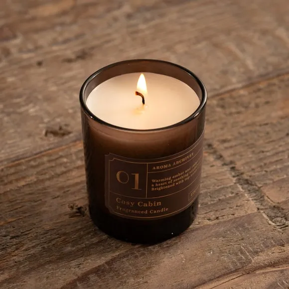 Votive Candle Spiced Citrus - Brown, Glass