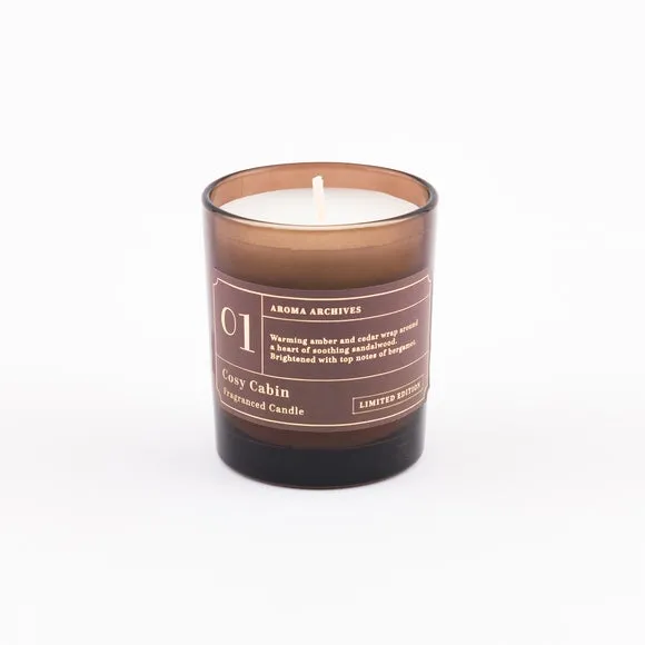 Votive Candle Spiced Citrus - Brown, Glass