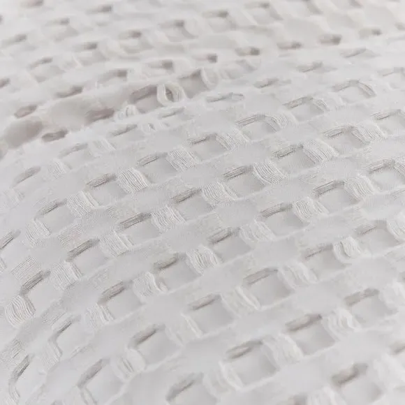 Waffle Duvet Cover Set - Sandstone, Cotton