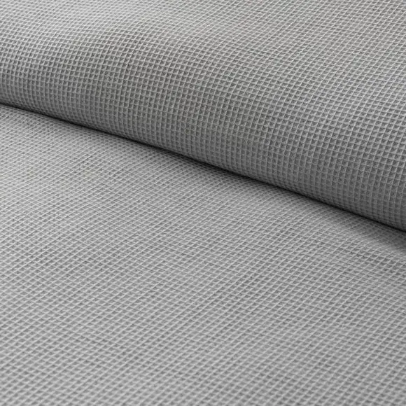 Waffle Duvet Cover Set with Pillowcase - Charcoal