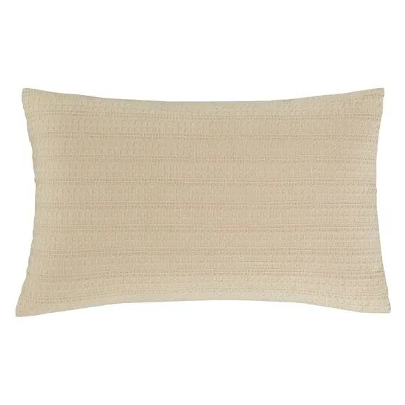 Waffle Duvet Cover Set with Pillowcase - Natural