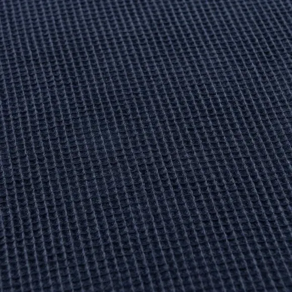 Waffle Duvet Cover Set with Pillowcase - Navy