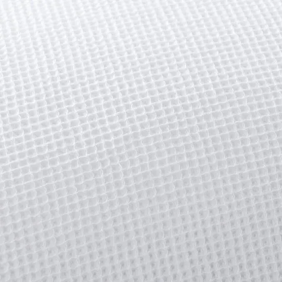 Waffle Duvet Cover Set with Pillowcase - White
