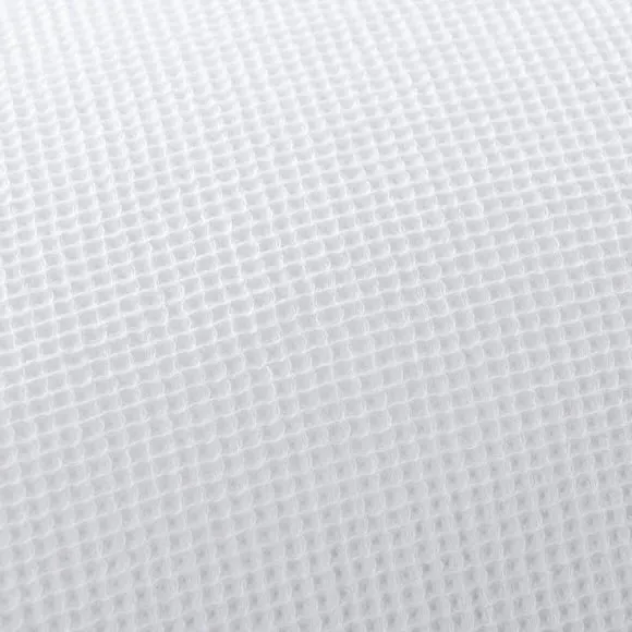 Waffle Duvet Cover Set with Pillowcase - White