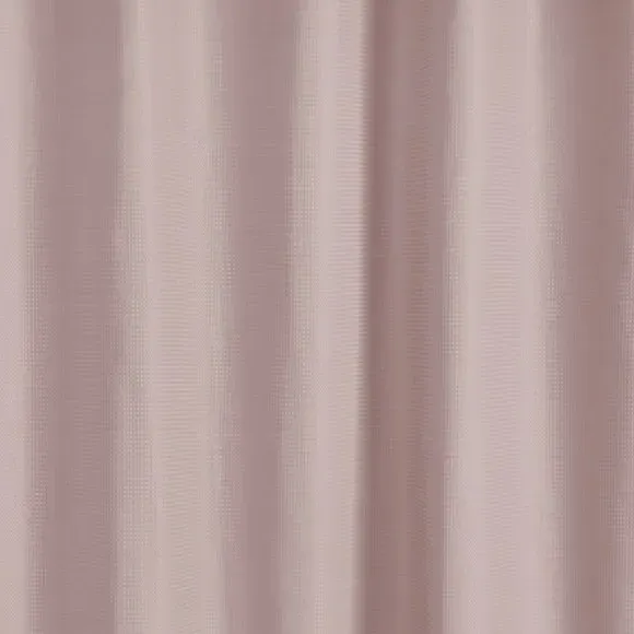 Waffle Shower Curtain - Blush, Recycled Fabric