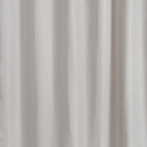 Waffle Shower Curtain - Mushroom, Recycled Fabric