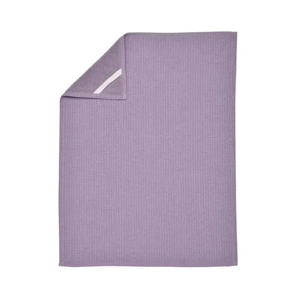 Waffle Terry Tea Towel - Lilac, Polycotton