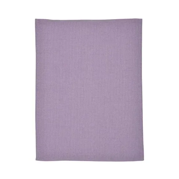 Waffle Terry Tea Towel - Lilac, Polycotton image