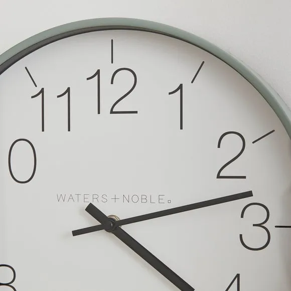 Wall Clock with Silent Movement - Lilypad