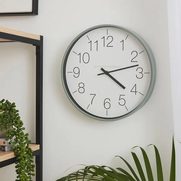 Wall Clock with Silent Movement - Lilypad