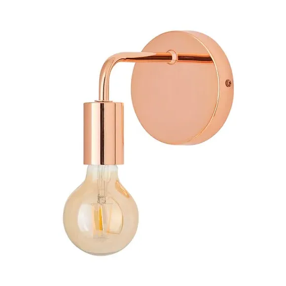 Wall Light with Dimmer - Copper, Metal