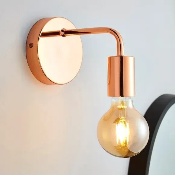 Wall Light with Dimmer - Copper, Metal image