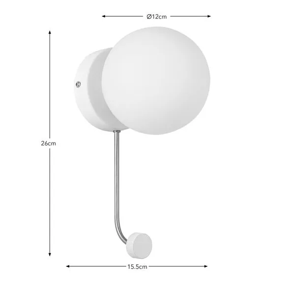 Wall Light with Hook - Natural, Metal