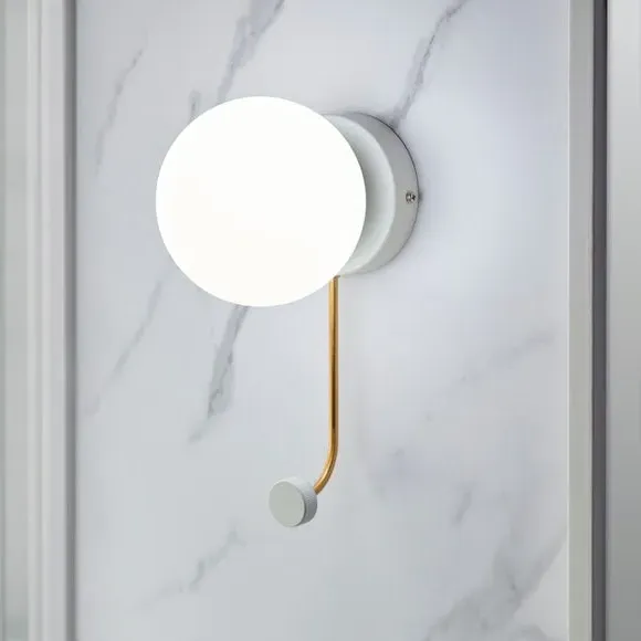 Wall Light with Hook - Natural, Metal