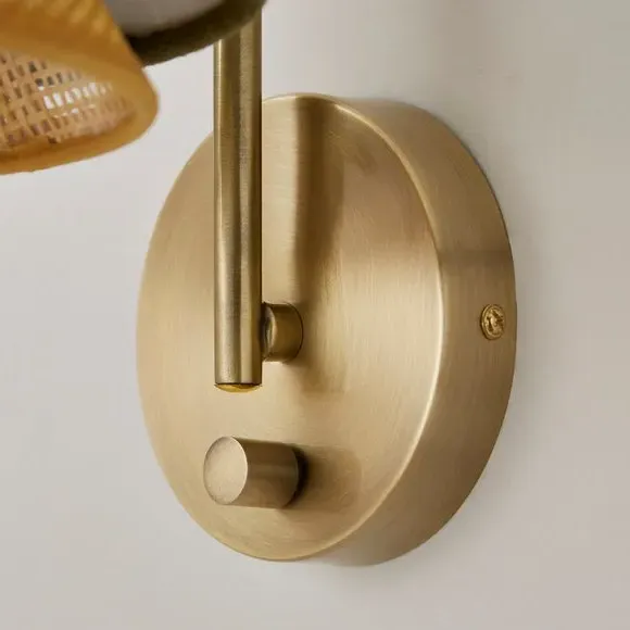 Wall Light with Two-Tier Shade - Green, Steel