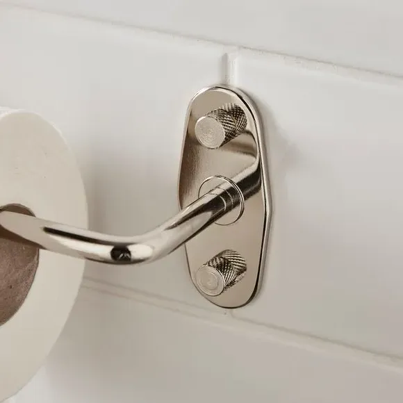 Wall-Mount Toilet Roll Holder - Chrome