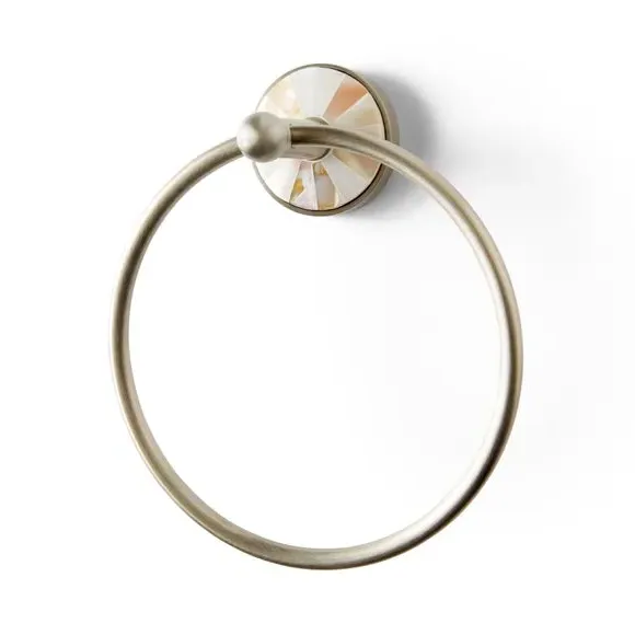 Wall Mount Towel Ring - Silver, Chrome