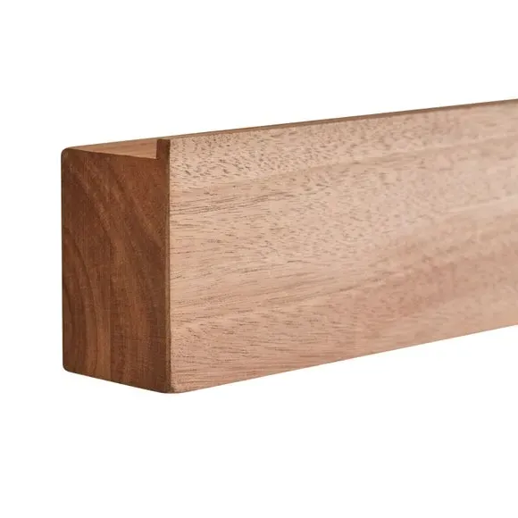 Wall Mounted Knife Block - Natural, Acacia Wood